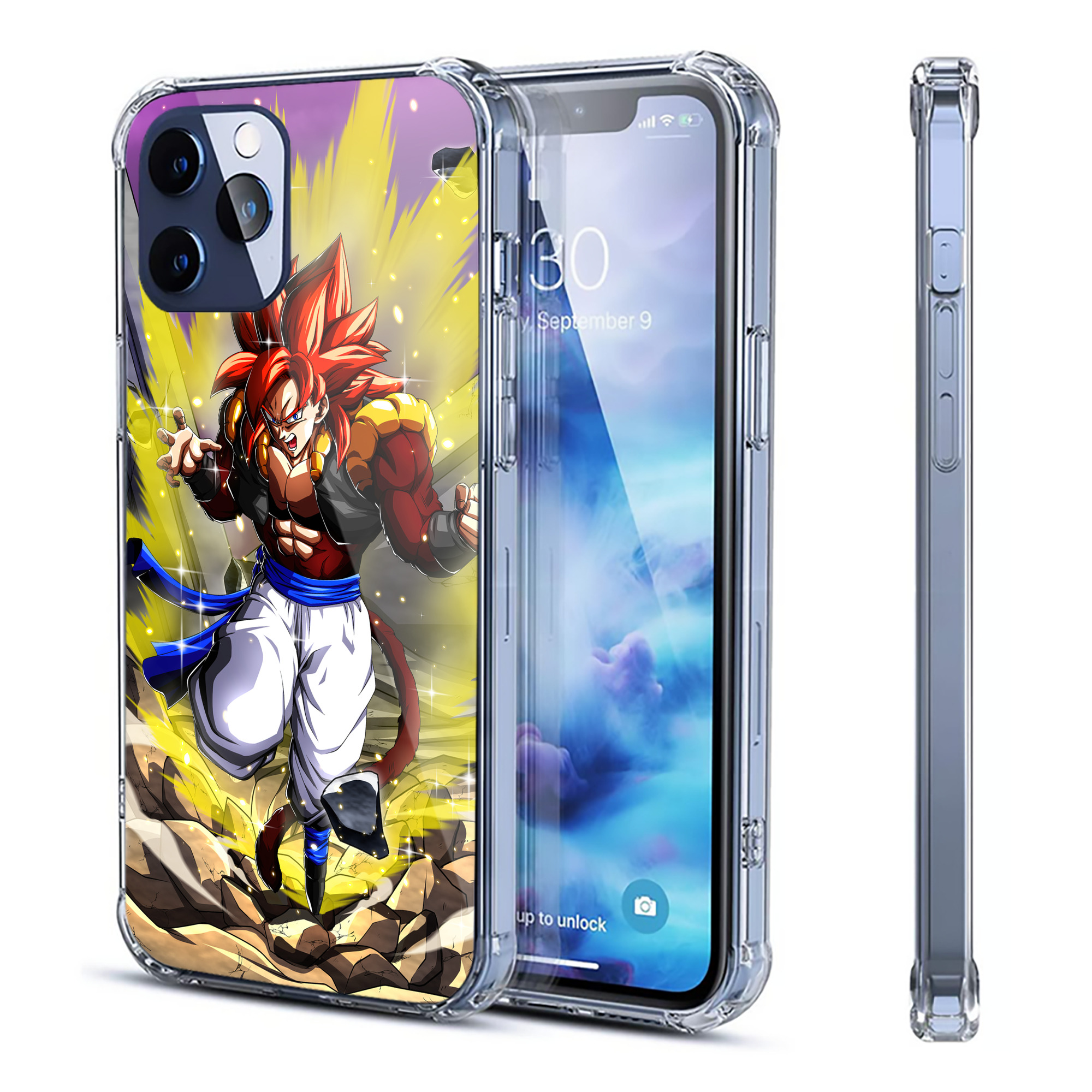 （画像用） ドラゴンボール DRAGON BALL 【iPhone 12シリーズ対応】透明スマホケース（クリアソフトケース）